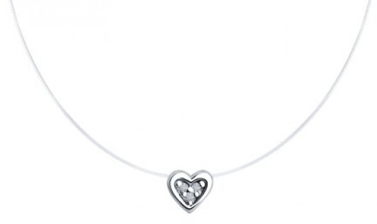 Колье из серебра с бриллиантами