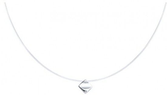 Колье из серебра с бриллиантом