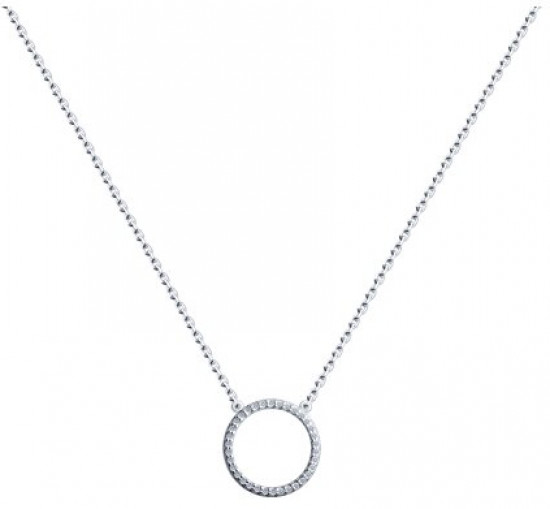 Колье из серебра с фианитами