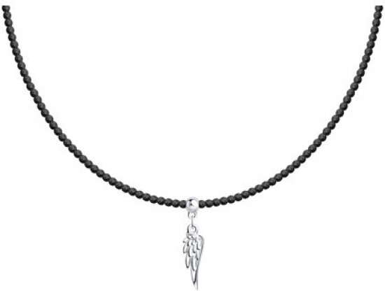 Колье из серебра со шпинелями