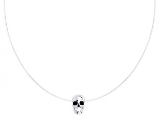 Колье из серебра с эмалью