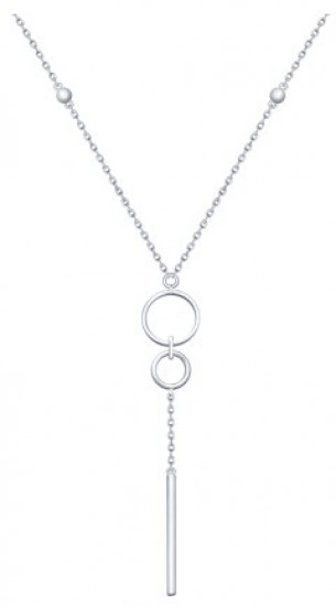 Колье из серебра с эмалью