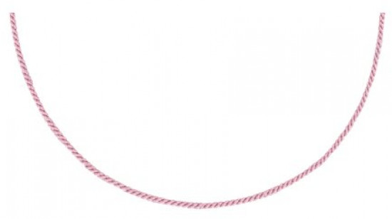 Шнурок-колье со вставкой из серебра