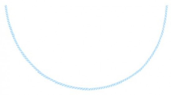 Шнурок-колье со вставкой из серебра