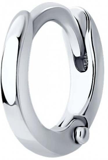 Серьга из серебра