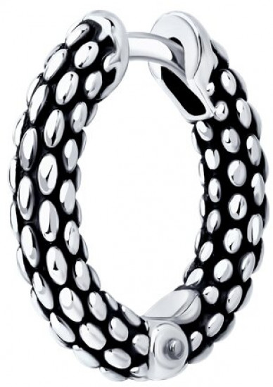 Серьга из серебра