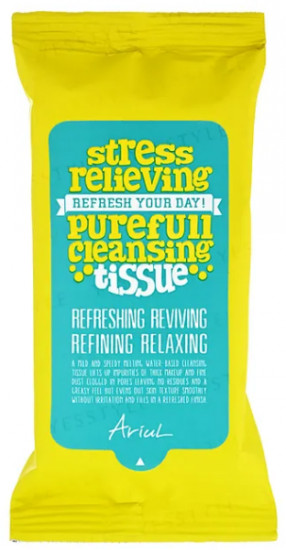 Очищающие салфетки для снятия макияжа «Stress Relieving Purefull Cleansing Tissue»