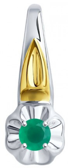 Подвеска из серебра с агатом