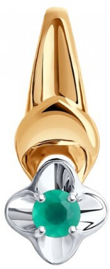 Подвеска из серебра с агатом