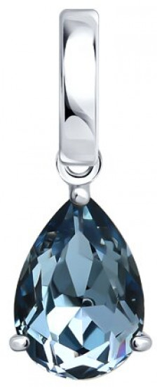 Подвеска из серебра с кристаллом