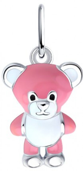 Подвеска из серебра с эмалью