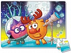 Мягкие пазлы А4 «Смешарики», 35 элементов