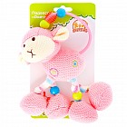 Развивающая игрушка «Овечка», розовая