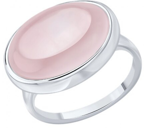 Кольцо из серебра с кварцем