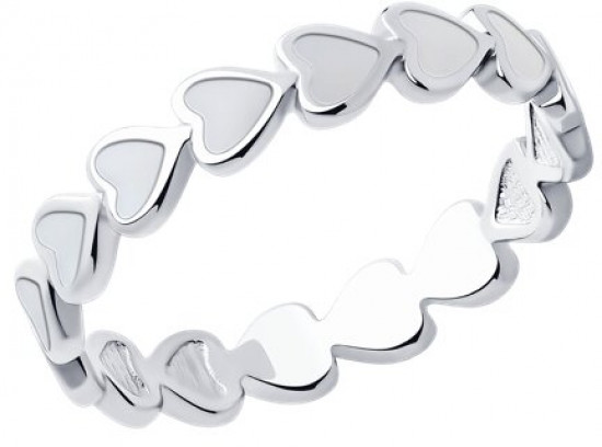 Кольцо из серебра с эмалью