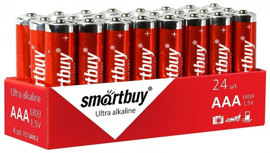 Набор батареек алкалиновых Ultra AAA/LR03