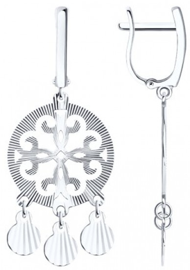 Серьги из серебра