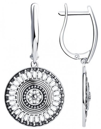 Серьги из серебра