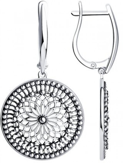 Серьги из серебра