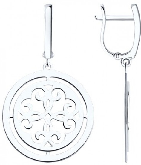 Серьги из серебра