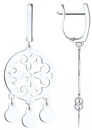 Серьги из серебра