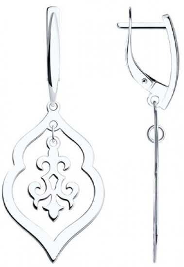 Серьги из серебра