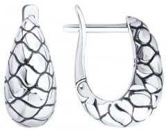 Серьги из серебра