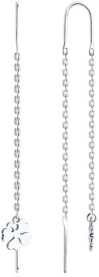 Серьги из серебра