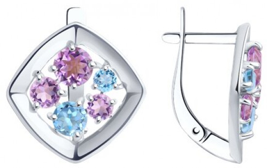 Серьги из серебра