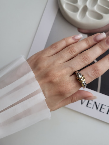 Кольцо двойное