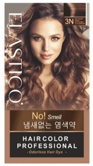 Крем-краска для волос без аммиака, оттенок 3N темно-коричневый