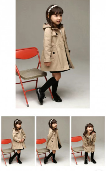 Тренч-ветровка для девочек