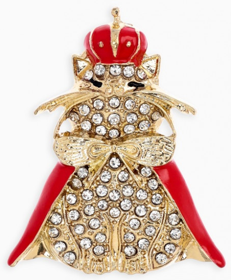 Брошь «Кошка Царица»