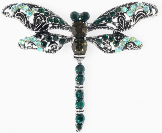 Брошь «Стрекоза ажурная»