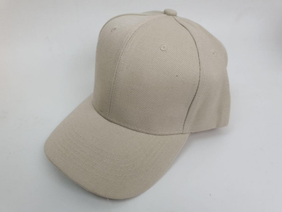 Бейсболка однотонная