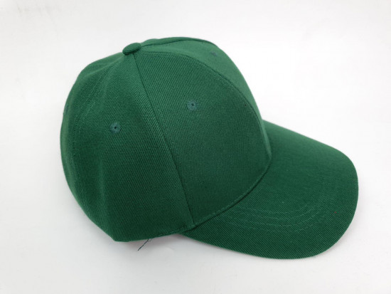 Бейсболка однотонная