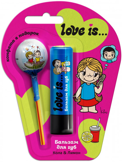 Бальзам для губ с карамелью «Кола и лимон»