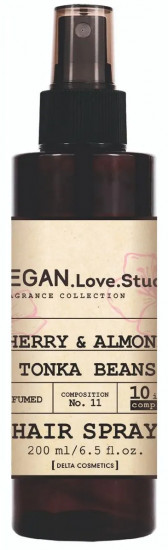 Спрей-уход для волос парфюмированный «Cherry, Almond, Tonka Beans. Вишня, миндаль, бобы тонка»