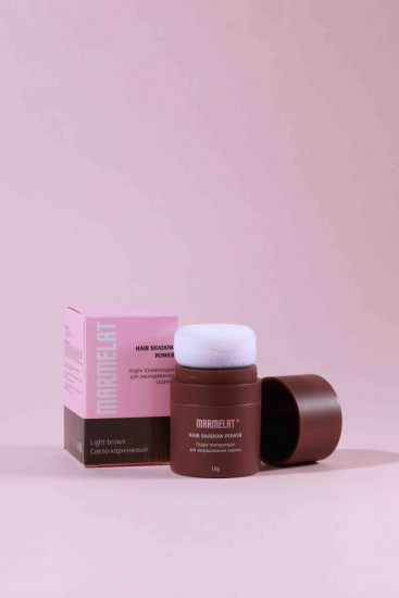 Тонирующая пудра для волос без фиксации, оттенок Светло-коричневый