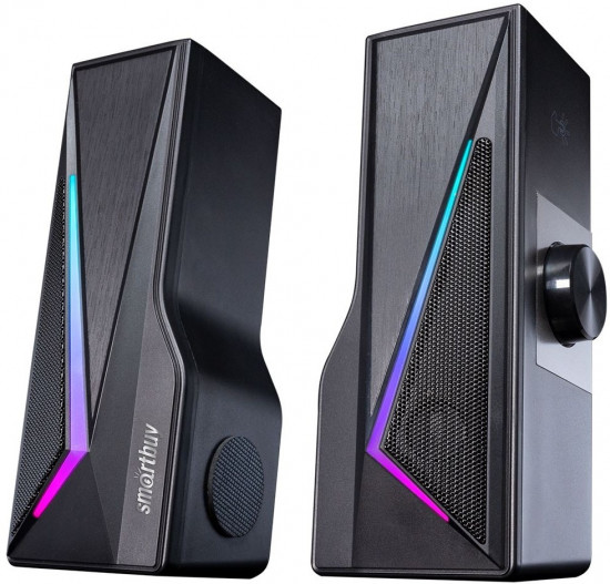 Акустическая система 2.0 SmartBuy KOGG, Bluetooth, 6Вт, RGB-подсветка, USB (SBA-4350)/10