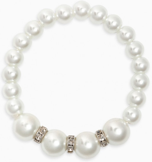 Браслет из бусин «Жемчуг. Невеста»