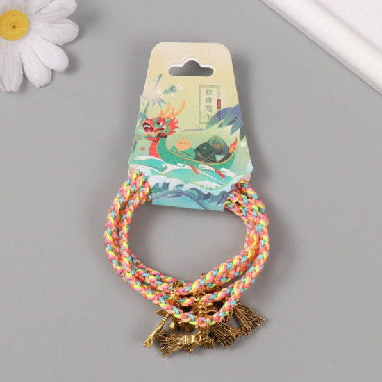 Комплект браслетов «Косичка. Веник и совок»