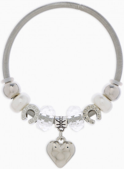 Браслет с шармами «Марджери. Сердце и подкова»