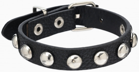 Браслет кожаный «Хардкор. Бусины»