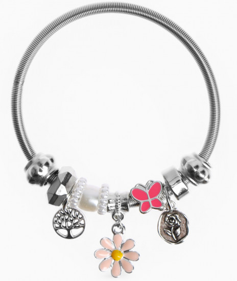 Браслет с шармами «Марджери. Цветочек»