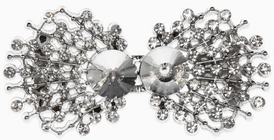 Зажим для кардигана «Ажур. Веер»