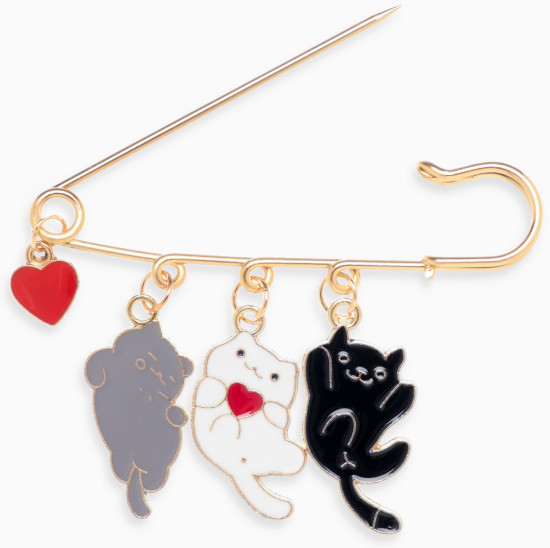 Булавка «Котята»