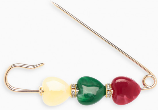 Булавка «Сердечки»