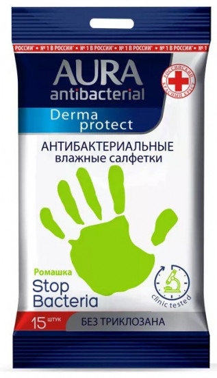 Влажные салфетки антибактериальные «Antibacterial»