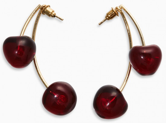 Серьги двойные «Черешня»